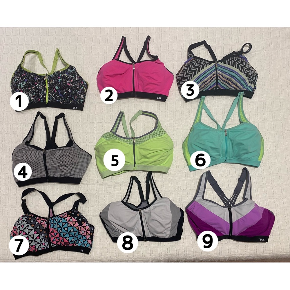 VSX Sport Bra Collection - Multicolor [Set of 3] size 36D - EUC